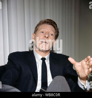 Danny Kaye (1911-1987) Komiker, Amerikansk skådespelare sångare och Här ich USA 1963 Danny Kaye. 1911-1987. Us-amerikanischer Schauspieler. Stockfoto