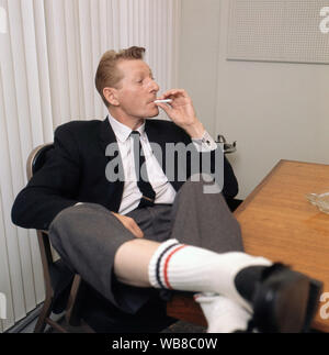 Danny Kaye (1911-1987) Komiker, Amerikansk skådespelare sångare och Här ich USA 1963 Danny Kaye. 1911-1987. Us-amerikanischer Schauspieler. Stockfoto