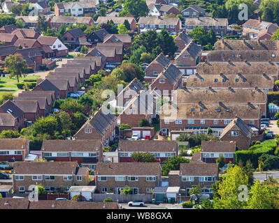 UK Gehäuse, Folkestone, Kent. Stockfoto