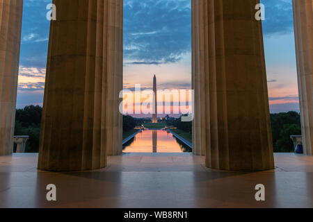 Lincoln Memorial in Washington, D.C., USA. Stockfoto