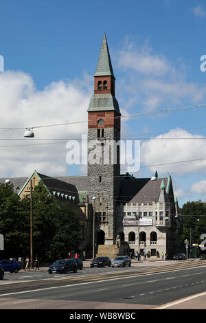 Nationalmuseum Finnlands in Mannerheimintie, Helsinki Stockfoto