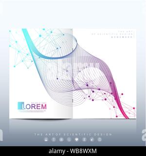 Moderne Health Care Cover template Design für einen Bericht und medizinischen Design Broschüre, Flyer, Prospekte zum Drucken Präsentation. Krankenversicherung Stock Vektor