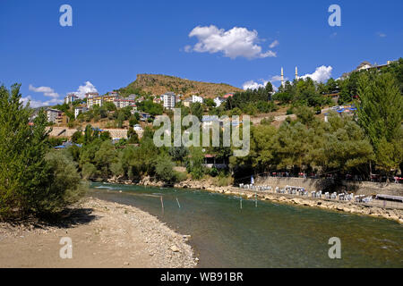 Verschiedene Zivilisationen hatten in Tunceli Region, die Oberen Fırat Aufteilung der Ostanatolischen Region, seit der ersten Jahrhunderte gelebt. Stockfoto