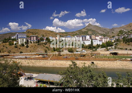 Verschiedene Zivilisationen hatten in Tunceli Region, die Oberen Fırat Aufteilung der Ostanatolischen Region, seit der ersten Jahrhunderte gelebt. Stockfoto