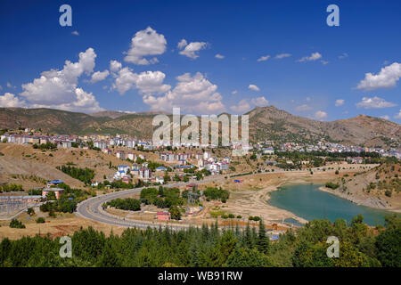 Verschiedene Zivilisationen hatten in Tunceli Region, die Oberen Fırat Aufteilung der Ostanatolischen Region, seit der ersten Jahrhunderte gelebt. Stockfoto