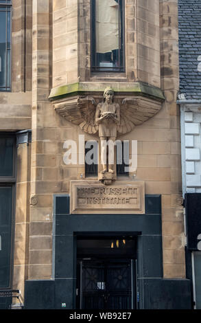 Paisley, Schottland, Großbritannien. 24. August 2019: Russell Institut wurde eine Klinik für das Wohlergehen der Kinder in die Renfrew. Stockfoto