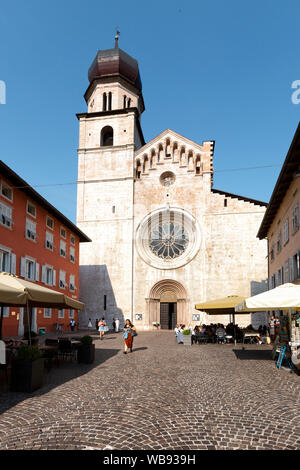 TRENTO, Italien - 18 Juli, 2019 - St. Vigil Dom, eine römisch-katholische Kathedrale in Trient, Italien Stockfoto