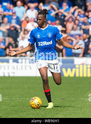 Förster Joe Aribo während der Ladbrokes schottischen Premiership Gleiches an die einfache digitale Arena, Paisley. Stockfoto