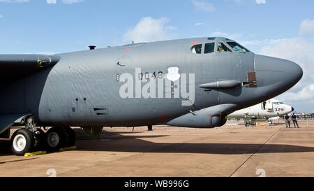 Boeing B-52 Stratofortress auf Static Display an der Royal International Air Tattoo 2019 Stockfoto