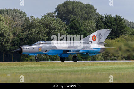 Rumänische Air Force Mig-21-jet Stockfoto