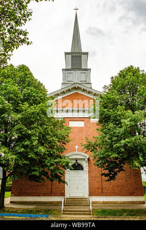 St. Johns Vereinigte Kirche Christi, 417 Market Street, Mifflinburg, Pennsylvania Stockfoto