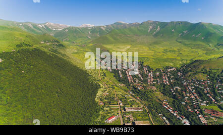 Goris Stadt Armavir Region, Armenien. Blick vom Hügel Stockfoto