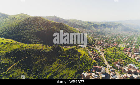 Goris Stadt Armavir Region, Armenien. Blick vom Hügel Stockfoto