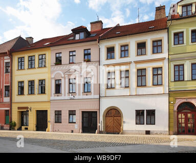 Kleines Quadrat (Male Namesti) in Hradec Kralove. Der Tschechischen Republik Stockfoto