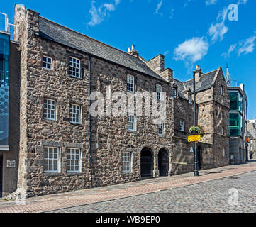 National Trust für Schottland Provost Ross's House in Shiprow Aberdeen Schottland Großbritannien jetzt Teil des benachbarten Maritime Museum Stockfoto