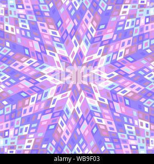 Abstrakte runden Muster Hintergrund - bunte psychedelisch hypnotischen Rundschreiben vektor design aus geometrischen Formen Stock Vektor