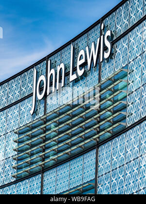 John Lewis Department Store an der Westfield Stratford City Entwicklung in East London. Stockfoto