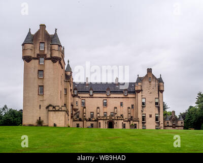 Fyvie Schloss am 25. Juli 2017 in Aberdeenshire, Schottland. Fyvie Castle ist sagte der feinsten Ritterburg in Schottland zu sein. Es hat fünf Türme namens a Stockfoto