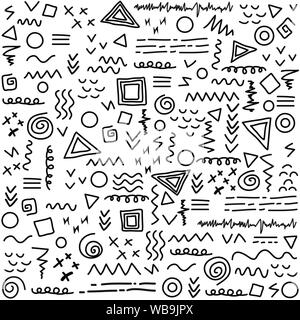 Zusammenfassung nahtlose Linien geometrische Muster Stock Vektor