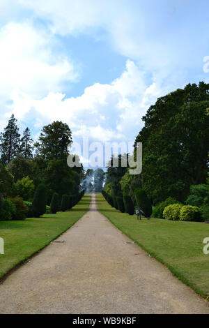 Grand Eingang Montacute House, Somerset, Vereinigtes Königreich Stockfoto