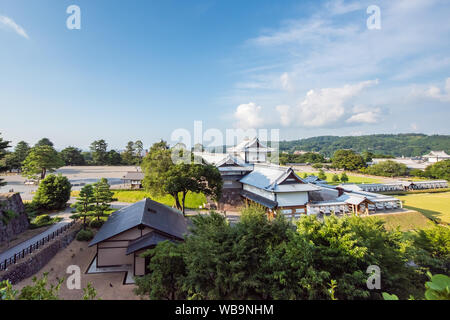 Kanazawa Castle Park in Kanazawa, Ishikawa, Japan. einer berühmten historischen Ort. Stockfoto