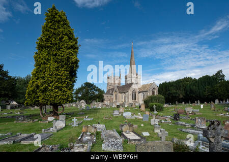 St. Mary's Parish Church, Purton, in der Nähe von Swindon, Wiltshire, England, Großbritannien Stockfoto