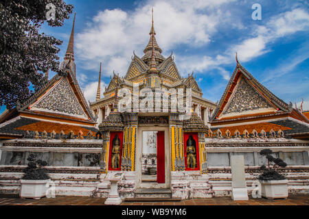 Ausblick auf Wat Pho Tempel in Bangkok, Thailand Stockfoto