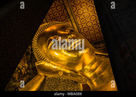 Ausblick auf Wat Pho Tempel in Bangkok, Thailand Stockfoto