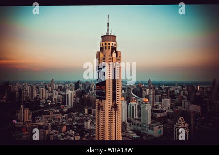 Siam und Rachathewi Blick von oben, in Bangkok, Thailand Stockfoto