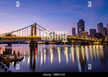 Allegheny Landung bei Sonnenaufgang Stockfoto