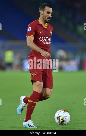 Rom, Italien. 26 Aug, 2019. Lega Serie A Gleichen als Roma v CFC Genua. Rom Olympiastadion 25. August 2019 Im Bild Davide Zappacosta Credit: Unabhängige Fotoagentur/Alamy leben Nachrichten Stockfoto