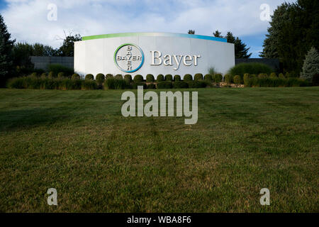 Ein logo Zeichen außerhalb einer Anlage von Bayer in Pittsburgh, Pennsylvania besetzten am 10 August, 2019. Stockfoto