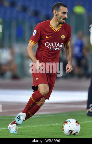 Rom, Italien. 26 Aug, 2019. Lega Serie A Gleichen als Roma v CFC Genua. Rom Olympiastadion 25. August 2019 Im Bild Davide Zappacosta Credit: Unabhängige Fotoagentur/Alamy leben Nachrichten Stockfoto