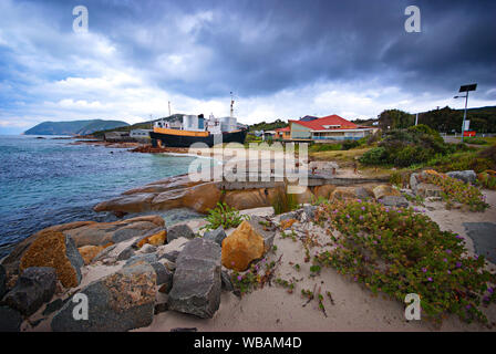 Alte wal Chaser Schiff, Cheynes IV, bei Wal Welt, Museum, das die Geschichte der Walindustrie in der Stadt. Albany, Western Australia Stockfoto