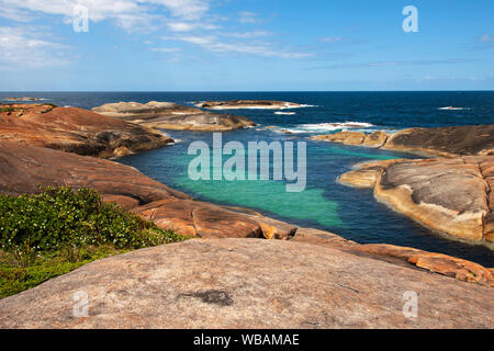 Die Elephant Rocks und Elephant Cove, William Bay National Park, in der Nähe von Dänemark, Western Australia Stockfoto