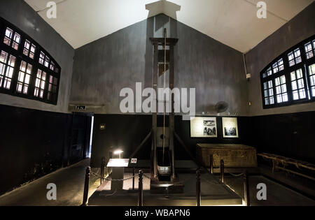 Innenraum der Hoa Lo Gefängnis, aka Hanoi Hilton, in Hanoi, Vietnam Stockfoto