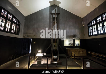 Innenraum der Hoa Lo Gefängnis, aka Hanoi Hilton, in Hanoi, Vietnam Stockfoto