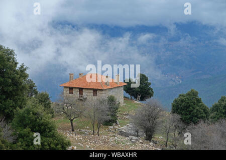 Ein Haus aus Stein in Antalya Stockfoto