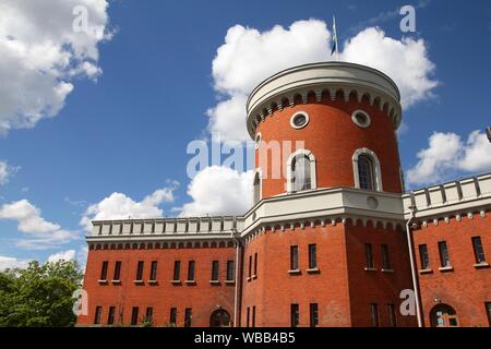 Stockholm, Schweden. Gemauertes Schloss auf Insel Kastellholmen. Stockfoto