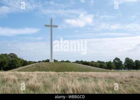 Päpstlichen Kreuz im Phoenix Park, Dublin, Irland Stockfoto