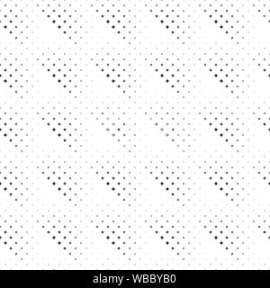 Geometrische nahtlos gebogene star Muster Hintergrund - Abstrakte schwarze und weiße vektor design Stock Vektor
