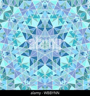 Polygonale dynamische mosaikfliesen Muster Hintergrund - psychedelic abstrakte Rundschreiben bunte vektor design Stock Vektor