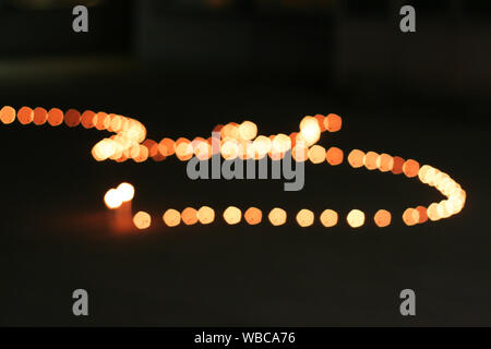 Funkeln mit bokeh Hintergrund Stockfoto