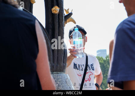 Green Park, London, UK. 26 Aug, 2019. UK Wetter: Die Menschen genießen die heißen Wetter in Green Park. Quelle: Matthew Chattle/Alamy leben Nachrichten Stockfoto