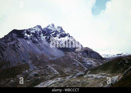 In der Kordillere in Peru, 1960er Jahre. Am Cordilleres in Peru, 1960. Stockfoto