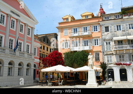 Gebäude in der Altstadt von Korfu (Kerkyra) Griechenland Stockfoto