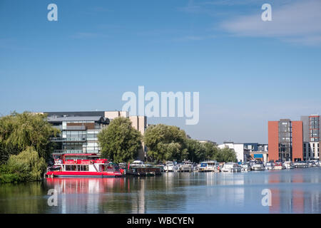 Brayford Pool und Marina, Lincoln, Lincolnshire, Großbritannien Stockfoto