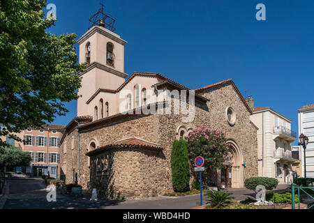 Eglise Roquebrune-sur-Argens, Roquebrune-sur-Argens, Cote d'Azur, Frankreich Stockfoto