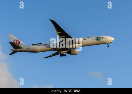 Japan Air lines Boeing 777 Stockfoto