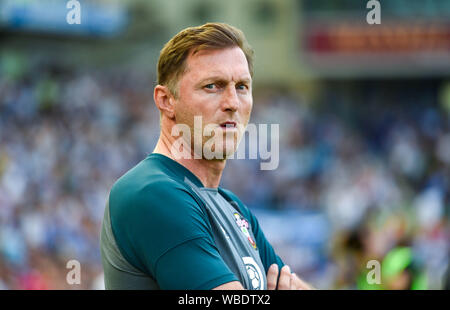 Southampton manager Ralph Hasenhuttl während der Premier League Match zwischen Brighton und Hove Albion und Southampton an der American Express Community Stadion, Brighton, 24. August 2019 die redaktionelle Nutzung nur. Kein Merchandising. Für Fußball Bilder FA und Premier League Einschränkungen Inc. kein Internet/Mobile Nutzung ohne fapl Lizenz - für Details Kontakt Fußball Dataco Stockfoto